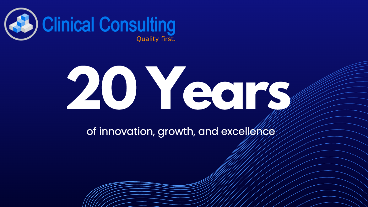 Clinical Consulting is celebrating 20 years in the clinical trials market